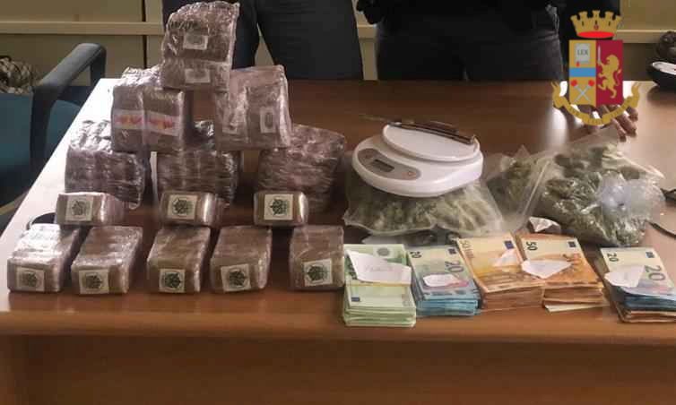 San Basilio: sequestrati oltre 8 kg di stupefacente tra hashish e marijuana