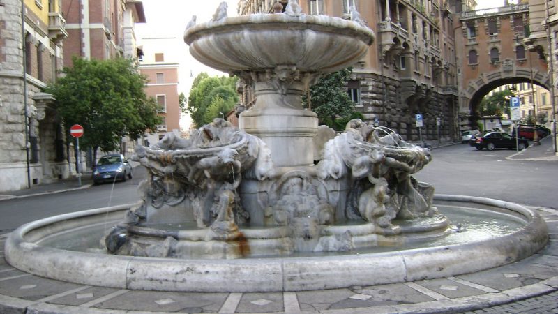 Coppedè: il restauro della Fontana delle Rane