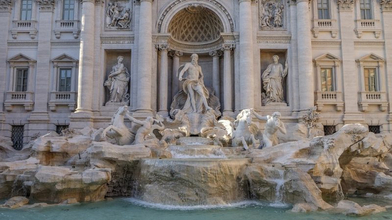 Fontana di Trevi: un nuovo impianto di illuminazioni